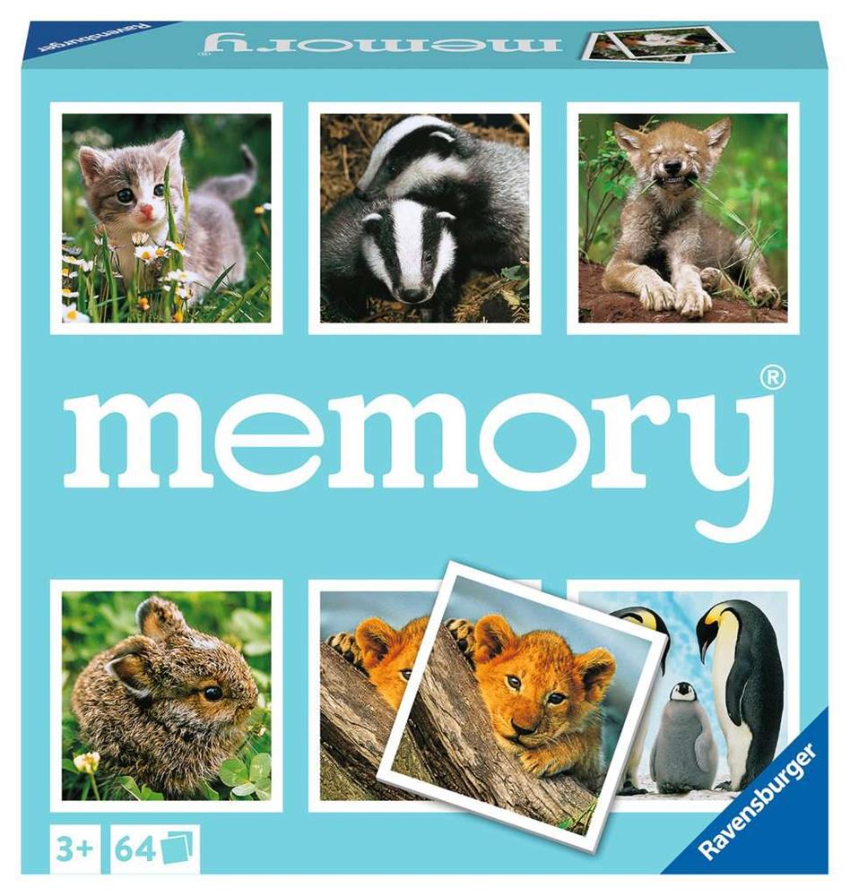 RAVENSBURGER MEMORY® ANIMAL BABIES 64 PZ 20879