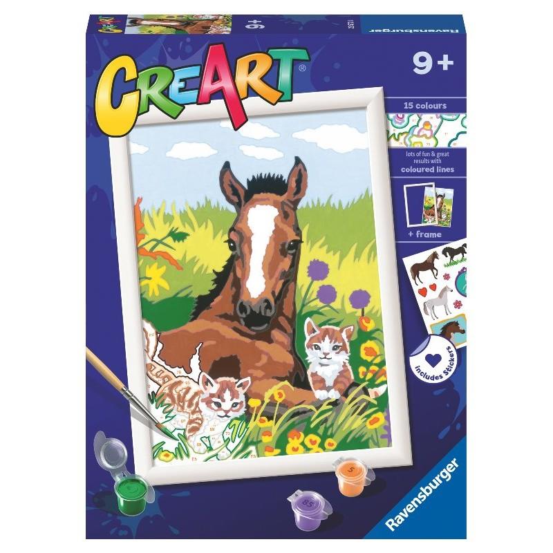 RAVENSBURGER CREART SERIE D CLASSIC - PULEDRO CON GATTINI 23572