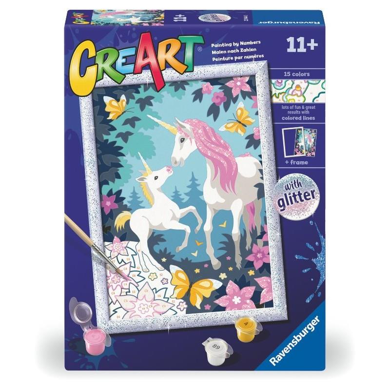 RAVENSBURGER CREART SERIE D CLASSIC UNICORNI GLITTER 23944