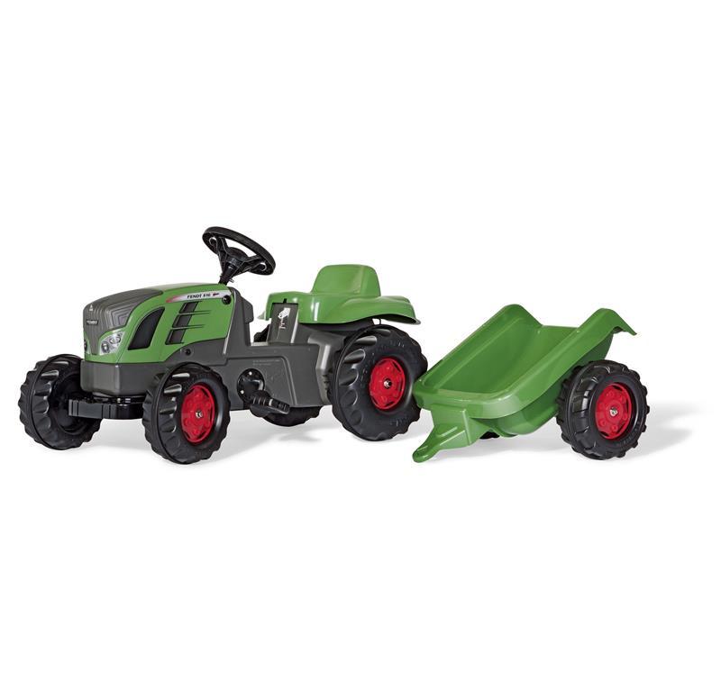 ROLLY TOYS ROLLYKID TRATTORE FENDT CON RIMORCHIO cod. 013166