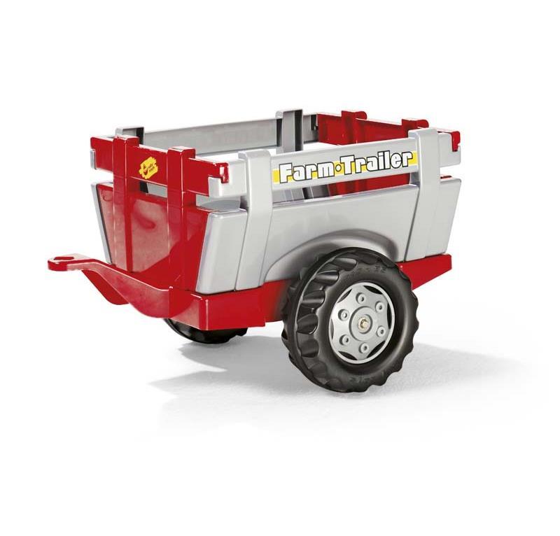 ROLLY TOYS ROLLY FARM TRAILER RIMORCHIO ROSSO E GRIGIO cod. 122097