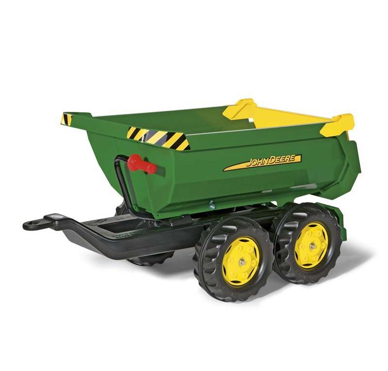 ROLLY TOYS ROLLYTRAILER RIMORCHIO HALFPIPE JOHN DEERE 122165