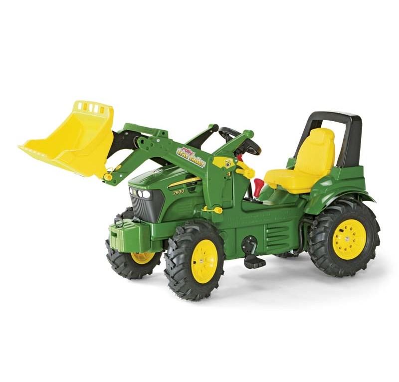 ROLLY TOYS ROLLYFARMTRAC JOHN DEERE 7930 CON RUSPA CAMBIO A DOPPIA MARCIA E FRENO 710126