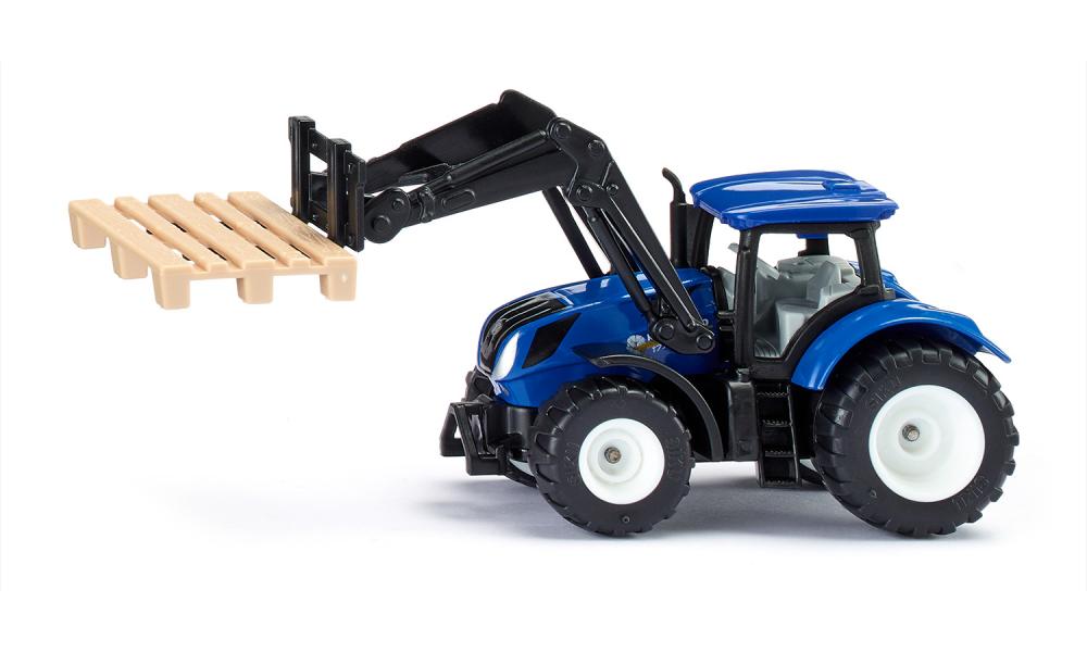 SIKU NEW HOLLAND CON FORCHE E PALLET 1544