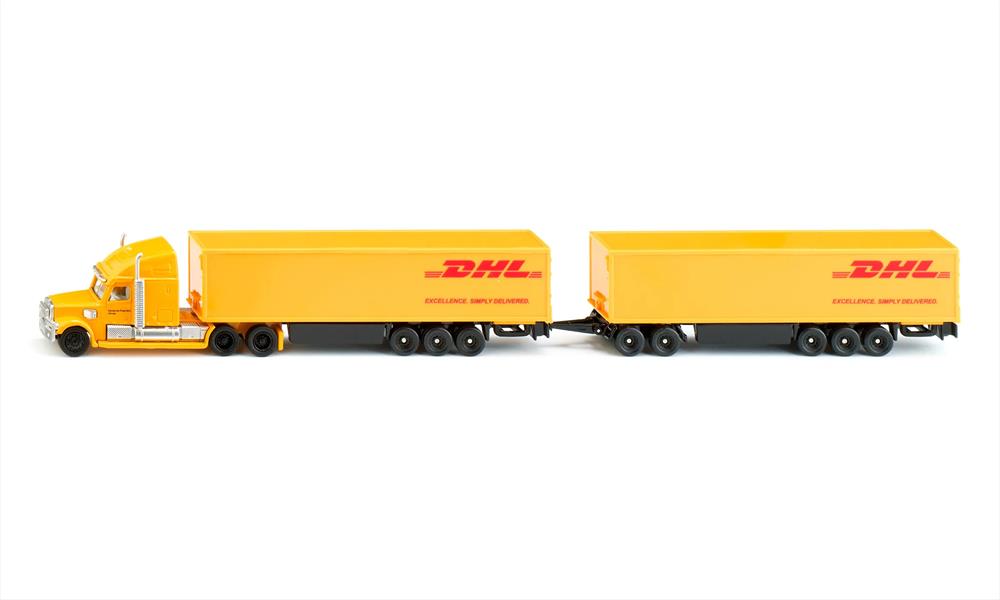 SIKU AUTOTRENO FREIGHTLINER DHL 1806