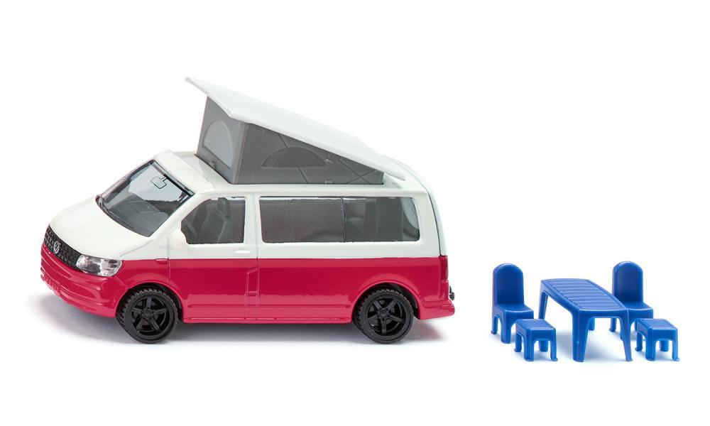 SIKU SUPER VW T6 CALIFORNIA CON TETTO MOBILE E ACCESSORI 1922