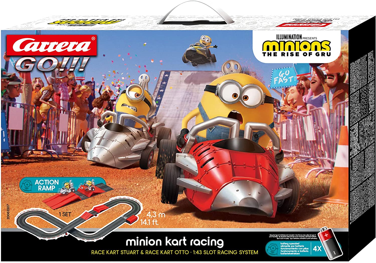 CARRERA GO!!! MINION KART RACING 20063507