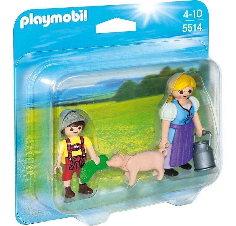 PLAYMOBIL DUO PACK CONTADINA E FIGLIO 5514