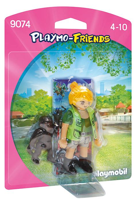 PLAYMOBIL ASSISTENTE ZOO CON SCIMMIETTA 9074