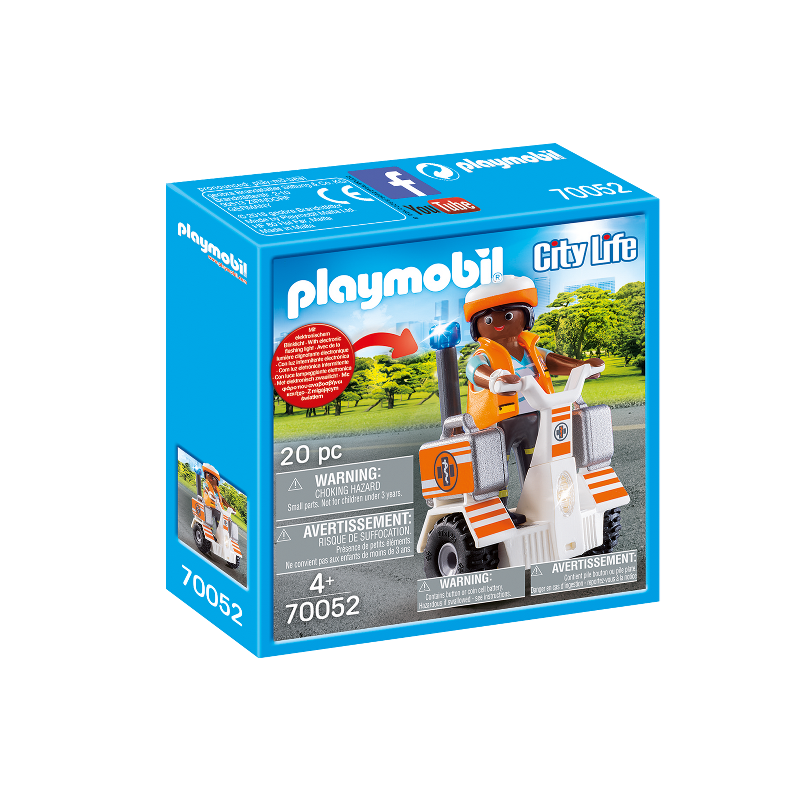 PLAYMOBIL BALANCE SCOOTER EMERGENZE 70052