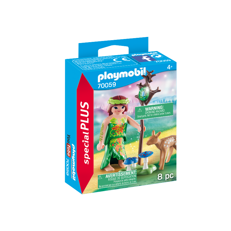 PLAYMOBIL FATA CON CERVO 70059