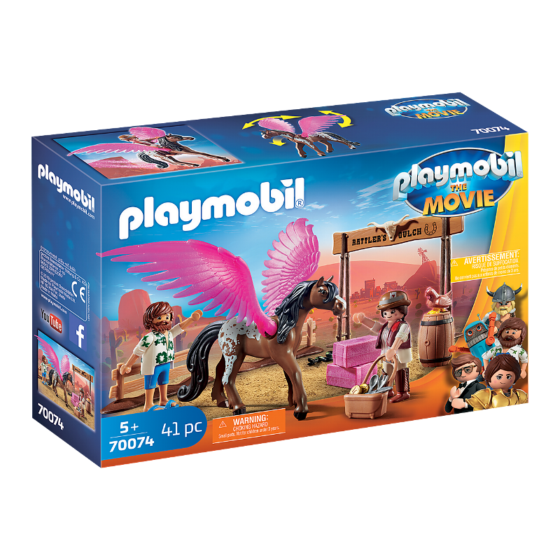 PLAYMOBIL: THE MOVIE MARLA E DEL CON CAVALLO ALATO 70074