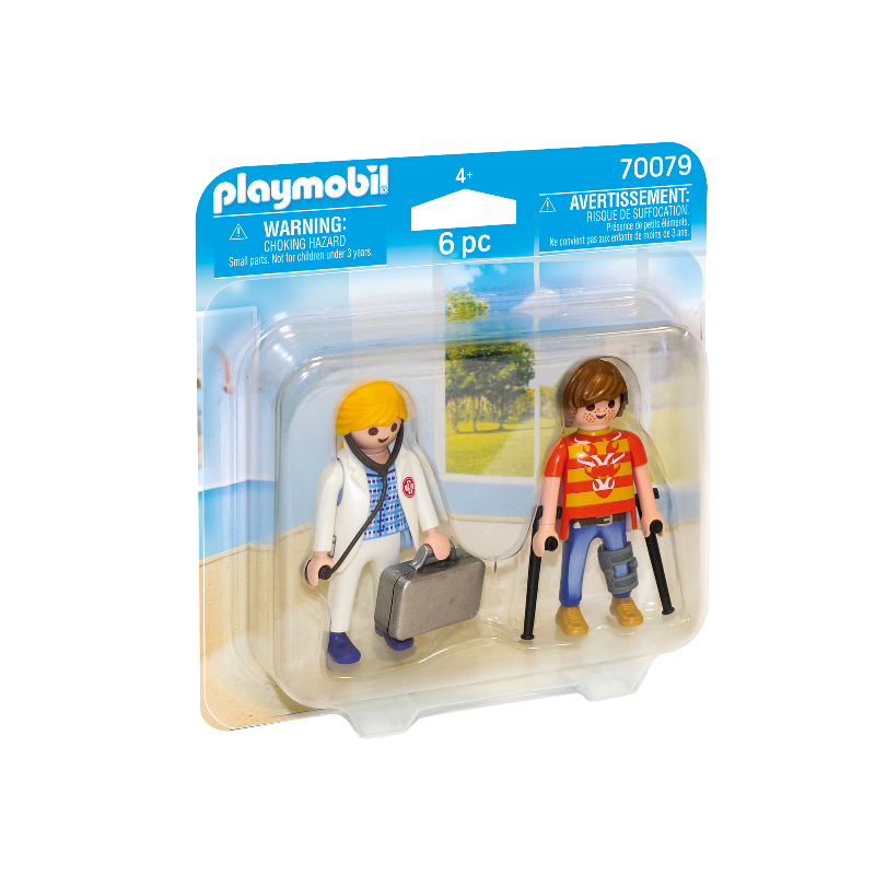 PLAYMOBIL DOTTORE E PAZIENTE 70079