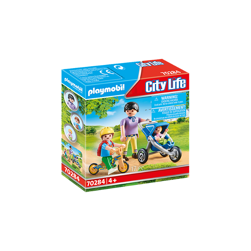 PLAYMOBIL  MAMMA CON BAMBINI 70284
