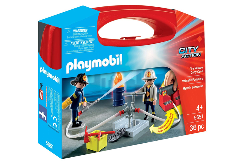 PLAYMOBIL CARRYING CASE FIRE RESCUE 70310