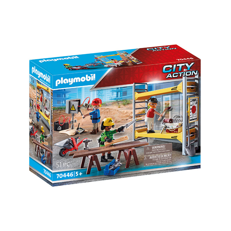 PLAYMOBIL CITY ACTION OPERAI EDILI AL LAVORO 70446