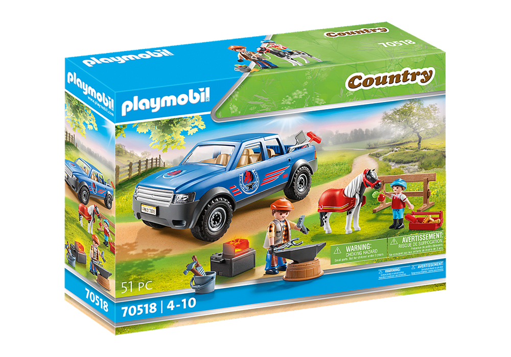 PLAYMOBIL  MANISCALCO CON PICKUP 70518