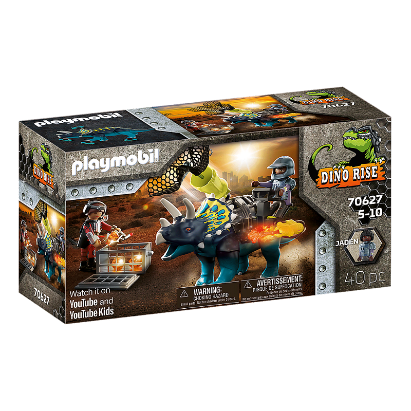 PLAYMOBIL TRICERATOPO: ASSALTO ALLE PIETRE LEGGENDARIE 70627