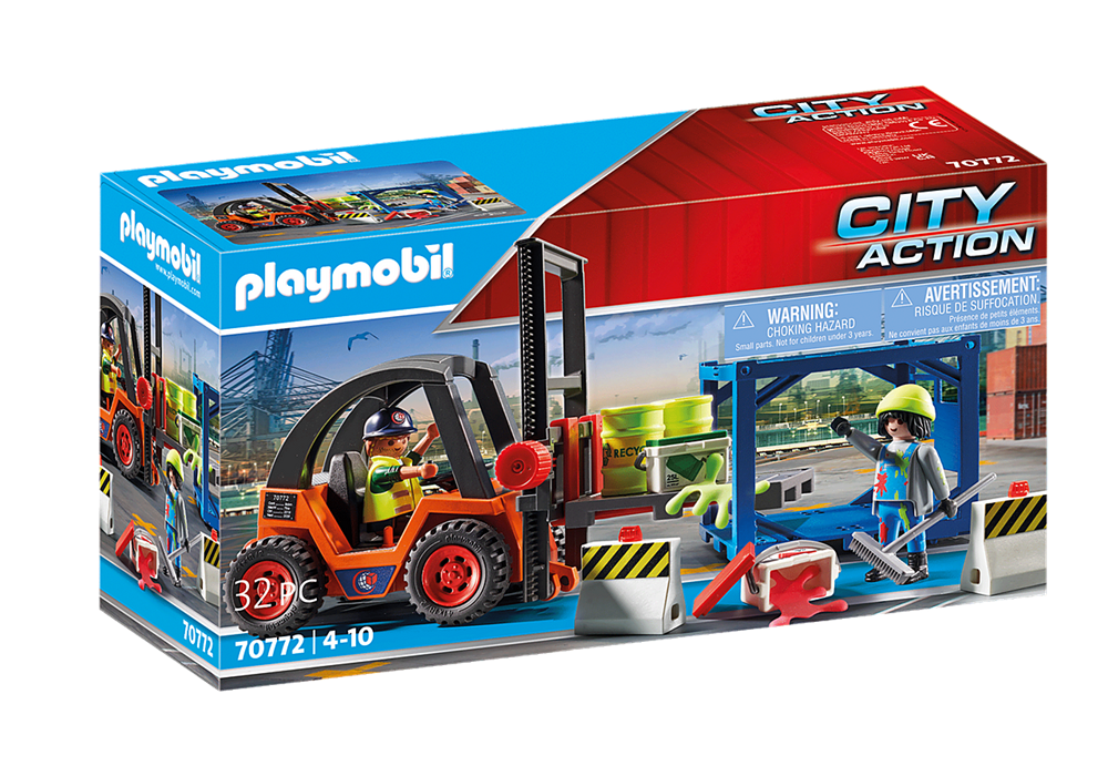 PLAYMOBIL  OPERAI CON MULETTO 70772