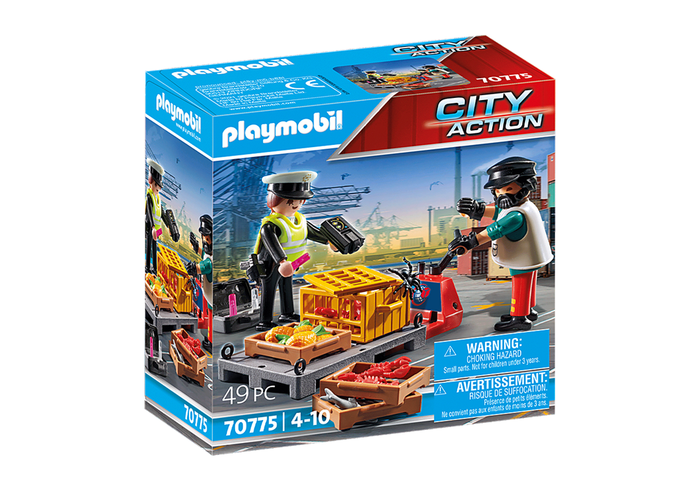 PLAYMOBIL  CONTROLLO MERCI 70775