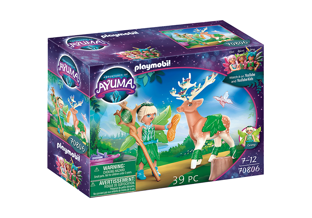 PLAYMOBIL AYUMA FOREST FAIRY E IL SUO COMPAGNO ANIMALE 70806