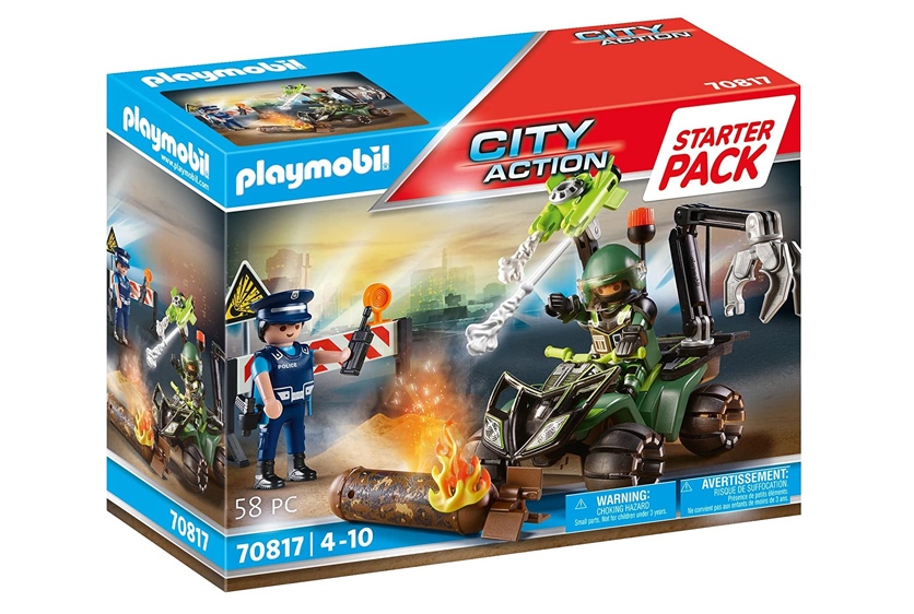 PLAYMOBIL STARTER PACK POLIZIA: ARTIFICIERI IN AZIONE 70817