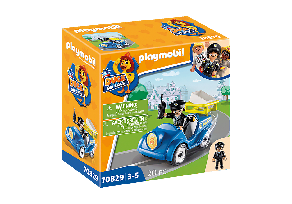 PLAYMOBIL DUCK ON CALL MINI CAR DELLA POLIZIA 70829