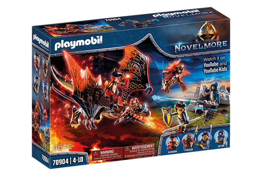 PLAYMOBIL NOVELMORE ATTACCO DEL DRAGO 70904