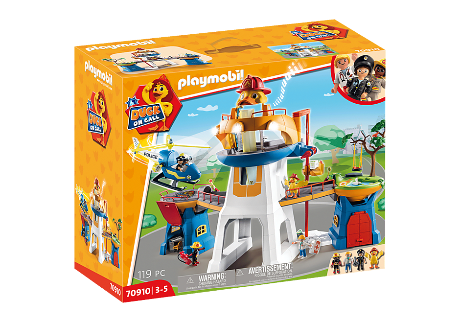 PLAYMOBIL DUCK ON CALL QUARTIER GENERALE 70910