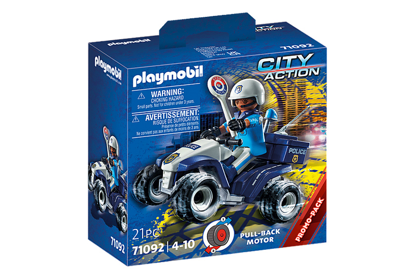 PLAYMOBIL CITY ACTION QUAD DELLA POLIZIA 71092