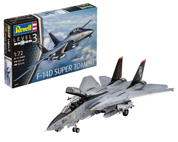 REVELL GRUMMAN F-14D SUPER TOMCAT 03960