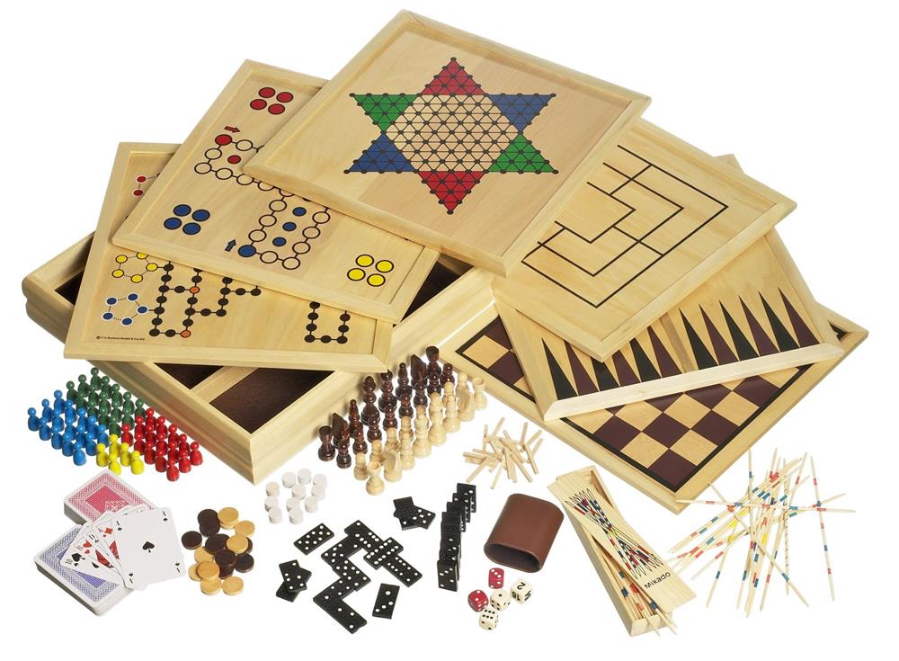 PHILOS COLLEZIONE DI GIOCHI IN LEGNO 100, FSC 100% 3102