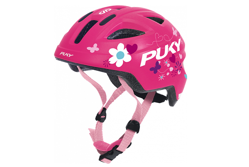 PUKY CASCO DA BICICLETTA PH8 TAGLIA SMALL PINK FLOWER 9600