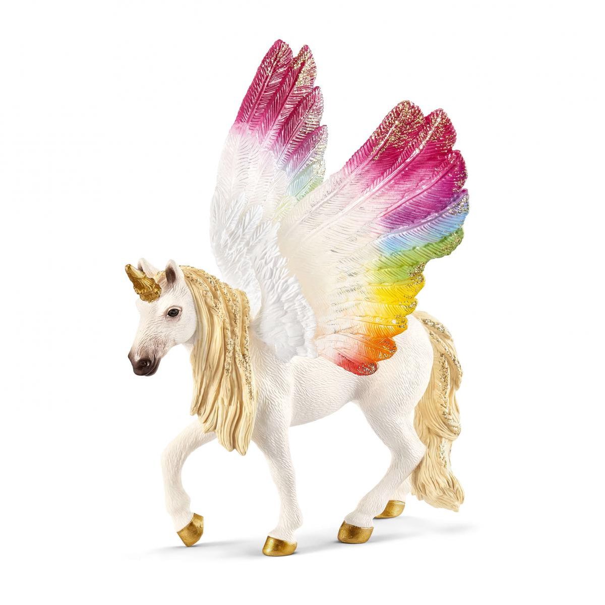 SCHLEICH UNICORNO ARCOBALENO ALATO 70576