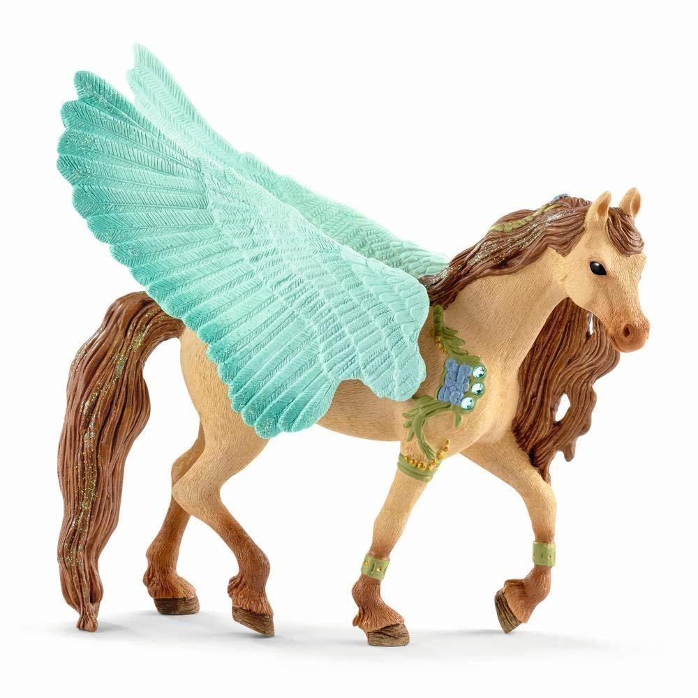 SCHLEICH BAYALA PEGASUS STALLONE DI UNICORNO DECORATO 70574