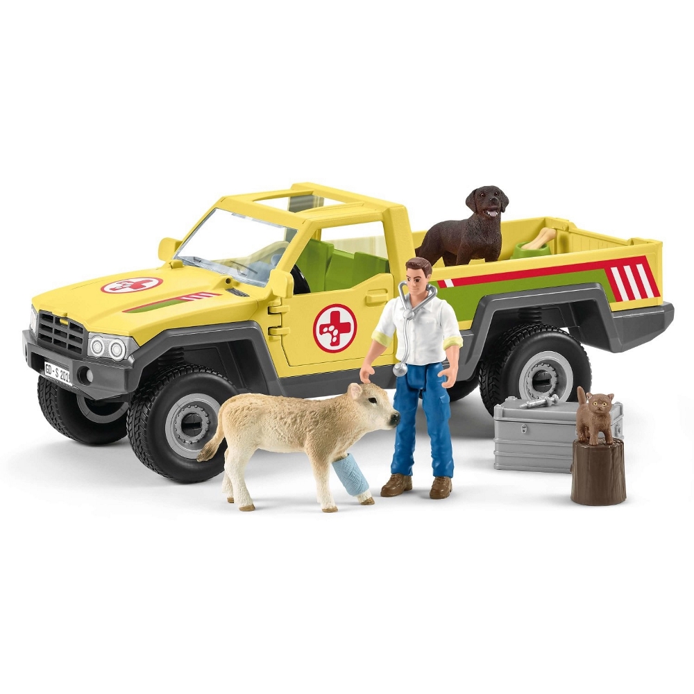 SCHLEICH  PICK UP DEL VETERINARIO 42503