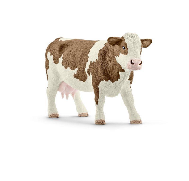 SCHLEICH FARM LIFE MUCCA PEZZATA ROSSA 13801