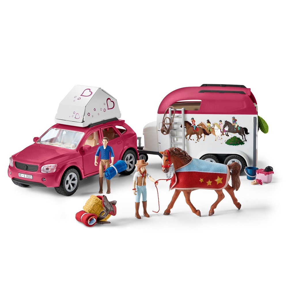 SCHLEICH AUTO E RIMARCHIO PER CAVALLI 42535