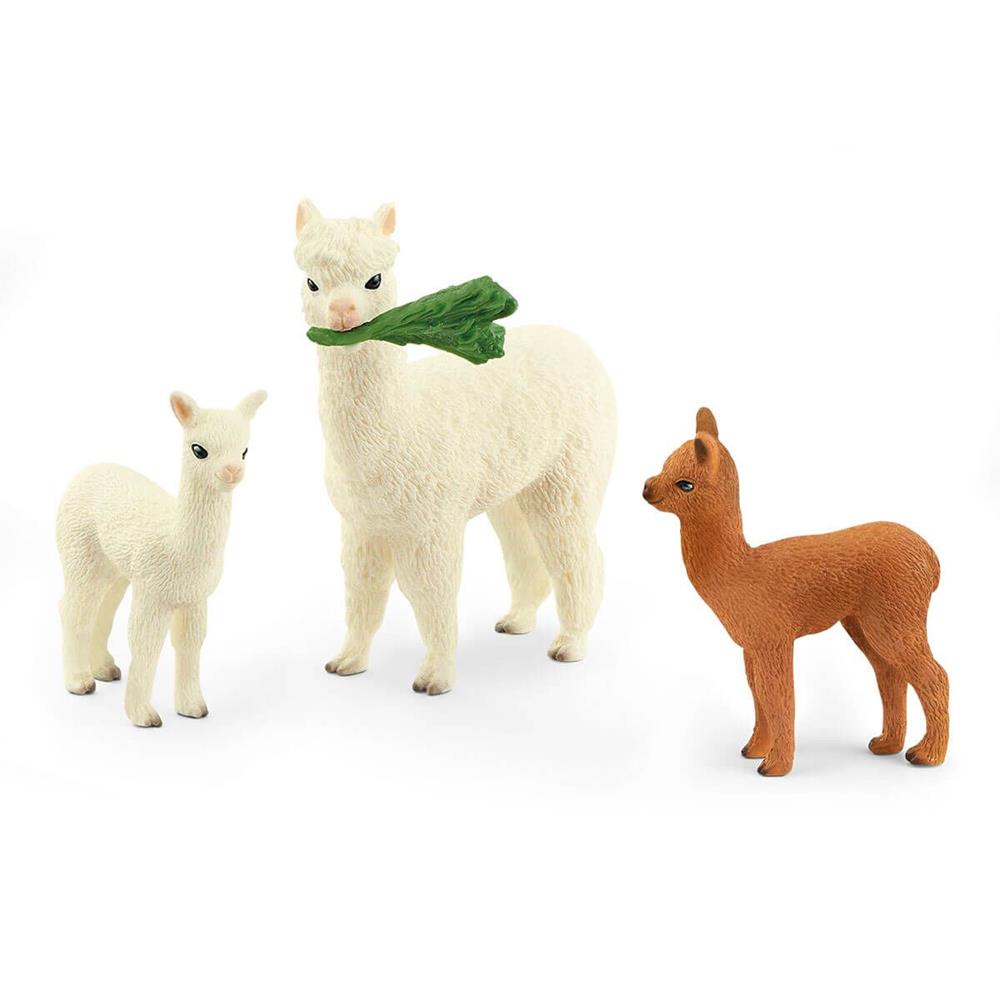 SCHLEICH  FAMIGLIA DI ALPACA 42544