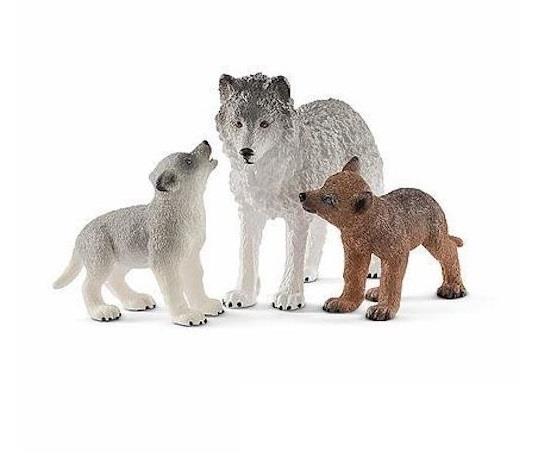 SCHLEICH MAMMA LUPA CON CUCCIOLI 42472