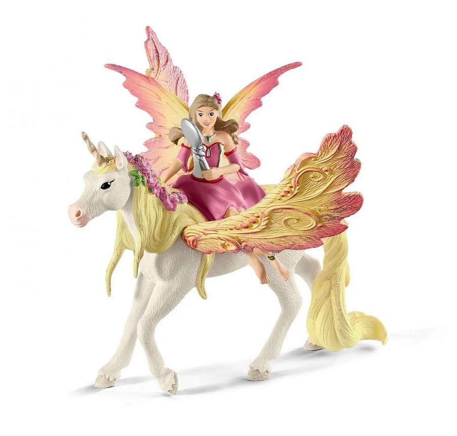 SCHLEICH BAYALA FATA FEYA CON UNICORNO PEGASUS 70568