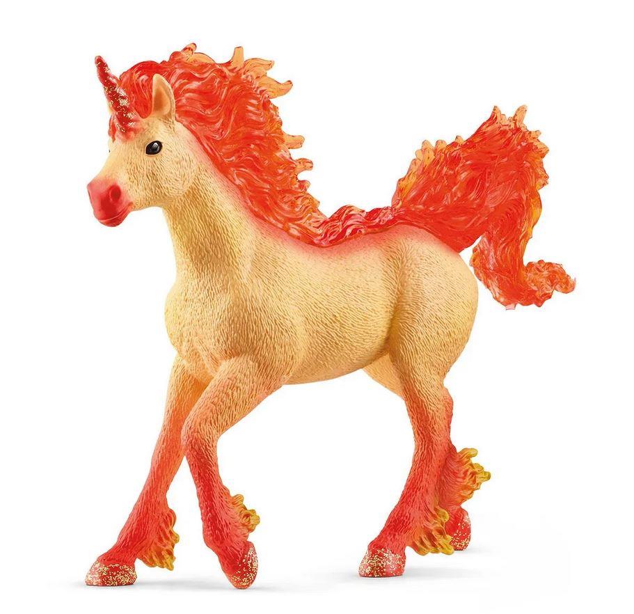 SCHLEICH ELEMENTA FIRE UNICORN STALLONE 70756