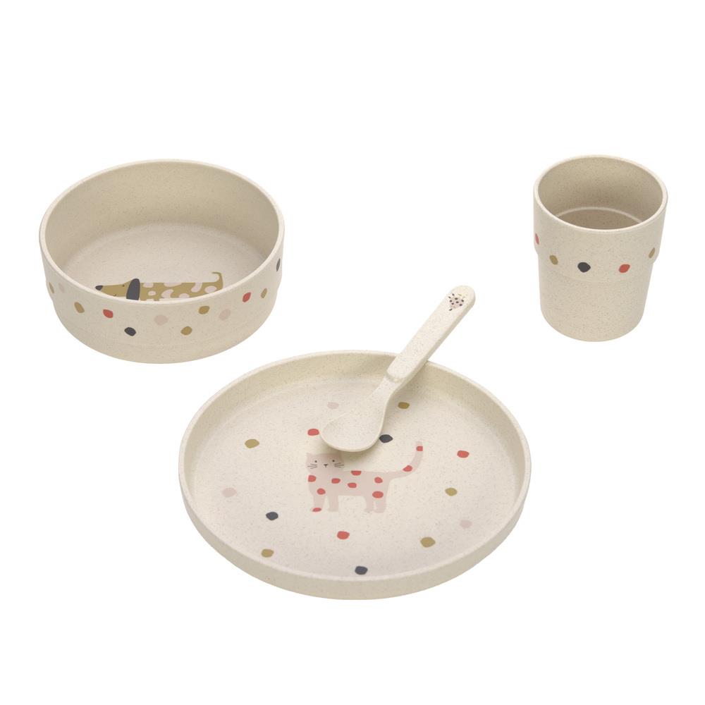 LÄSSIG SET PIATTI LITTLE MATEYS SPICY ORANGE