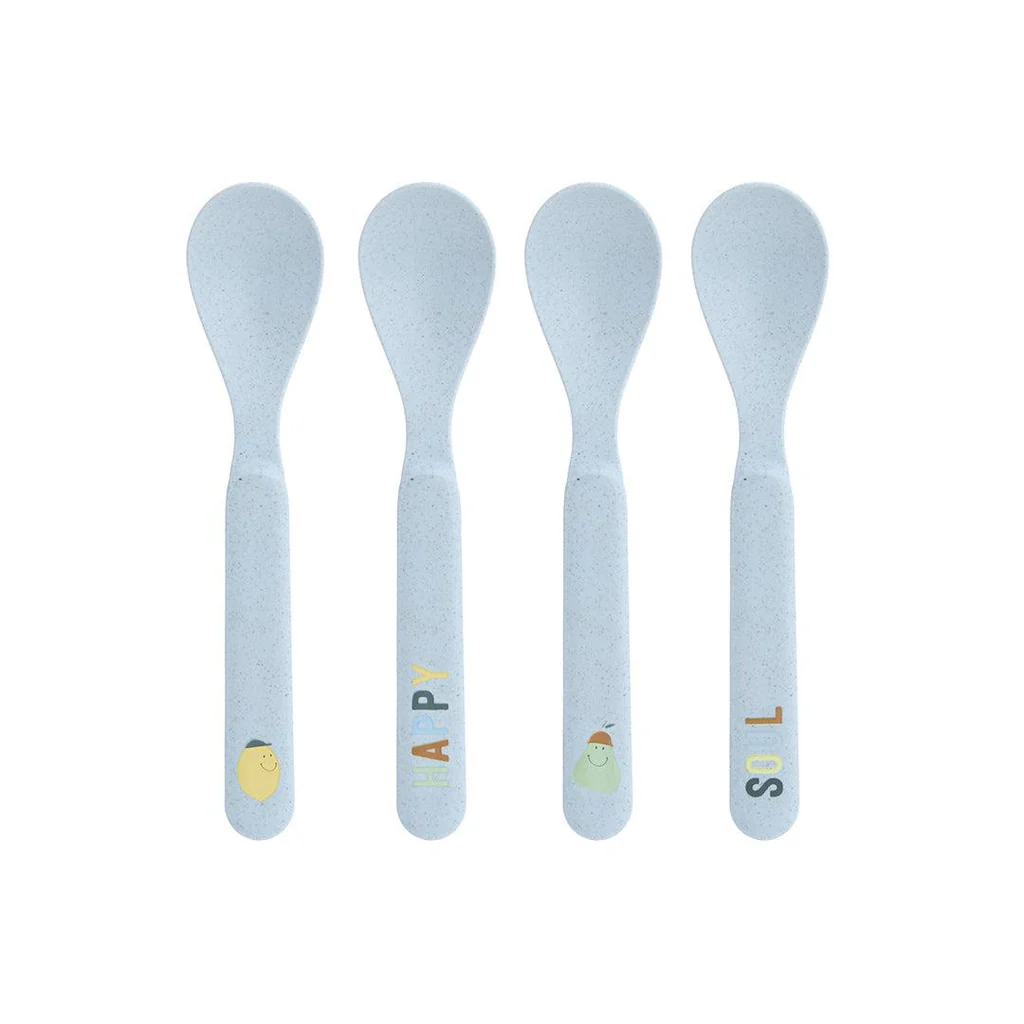 LÄSSIG SPOON SET PP/CELLULOSE HAPPY FRUITS LEMON