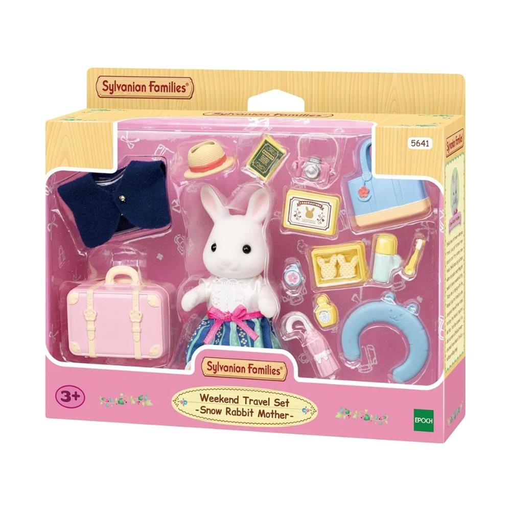 SYLVANIAN SET DA VIAGGIO WEEKEND - MAMMA CONIGLIO NEVE 5641