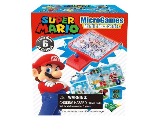 EPOCH GAMES SUPER MARIO MICRO GAMES MARBLE MAZE SERIES 7636