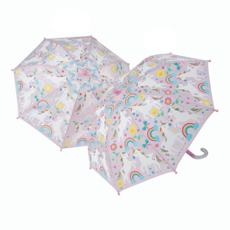 FLOSS & ROCK OMBRELLA COLOR CHANGING - RAINBOW UNICORN FLS43P6402