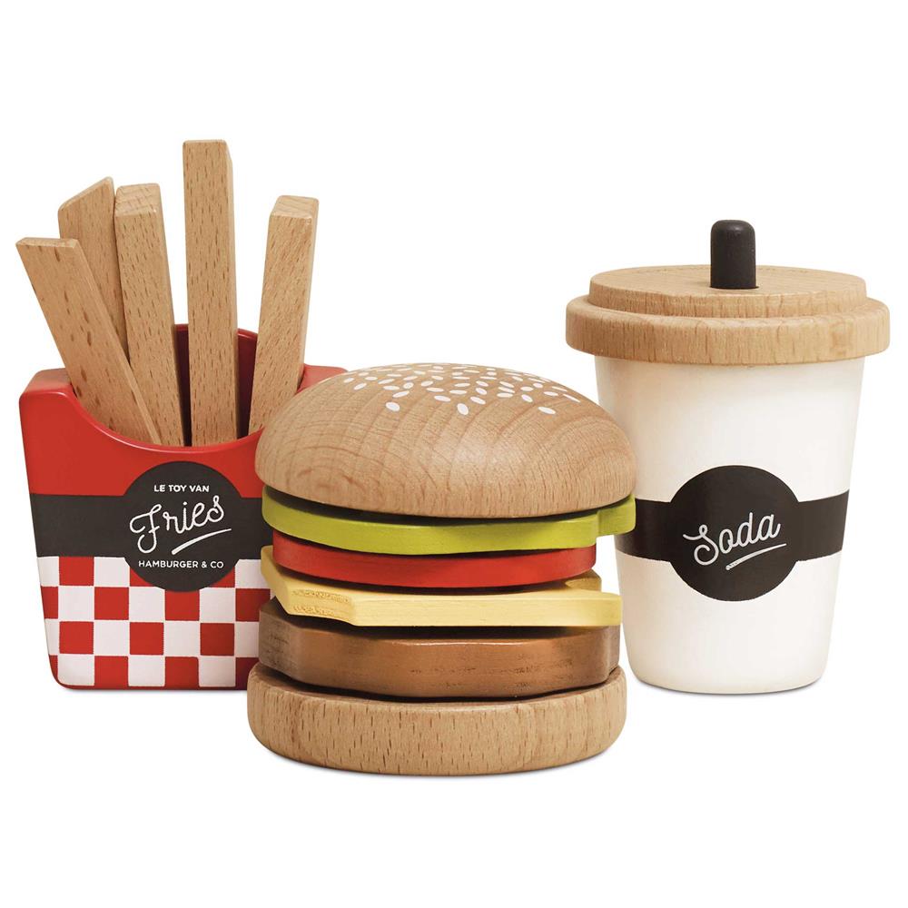 LE TOY VAN SET HAMBURGER GOURMET - 6 PZ TV3003