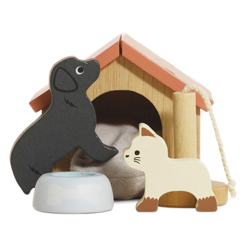 LE TOY VAN SET CUCCIA CANE E GATTO PER CASA DELLE BAMBOLE ME043