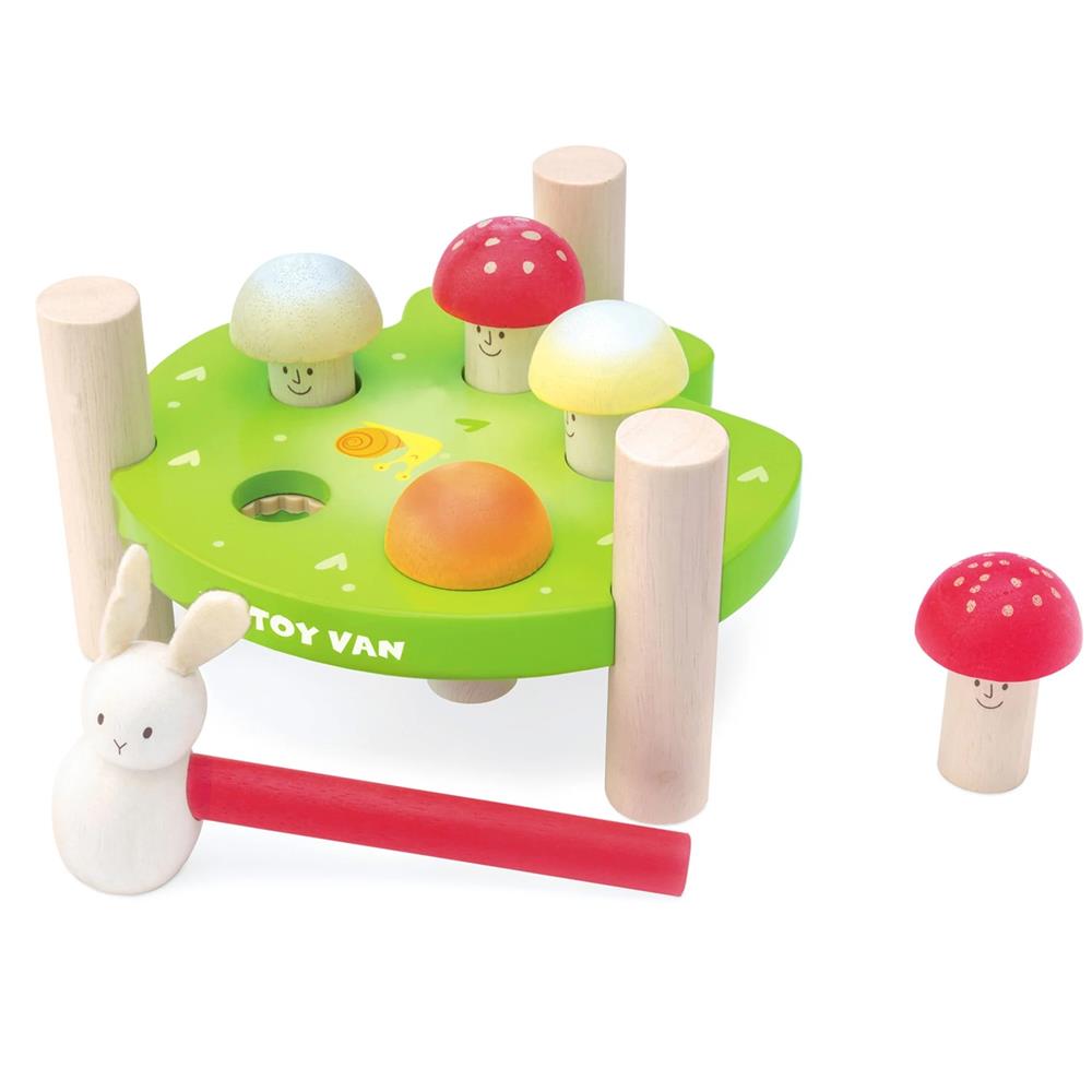 LE TOY VAN GIOCO MARTELLO E FUNGHETTI ''MR MUSHROOM'' PL092